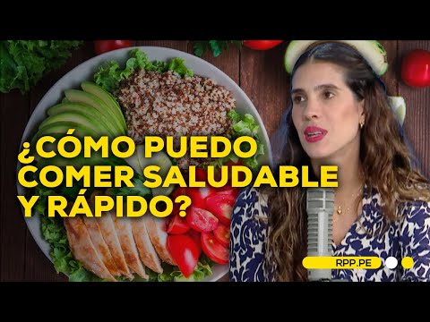 Vanessa Tello brinda consejos para comer saludable, rápido y económico