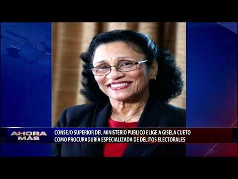 Consejo MP elige a Gisela Cueto como titular interino de la Procuraduría Electoral