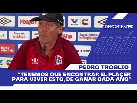 Pedro Troglio deja un contundente mensaje tras la goleada 4-1 del Olimpia sobre el Génesis