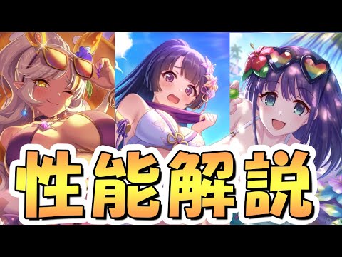 【プリコネR】水着リリ・水着ミソラ・水着ネアの専用装備使ってみたので性能解説【サマー】