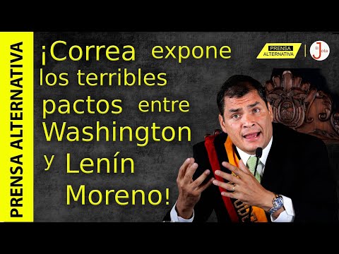 Correa destapa trama Neoliberal!! Moreno acorralado!!