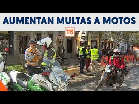 Aumentan controles e infracciones a motocicletas