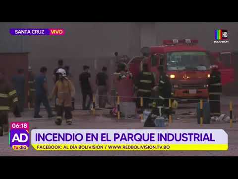 ¡Más de 6 horas! Incendio en el parque industrial movilizó a todo los bomberos en Santa Cruz