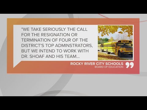 Rocky River school board throws support behind superintendent following recent controversies