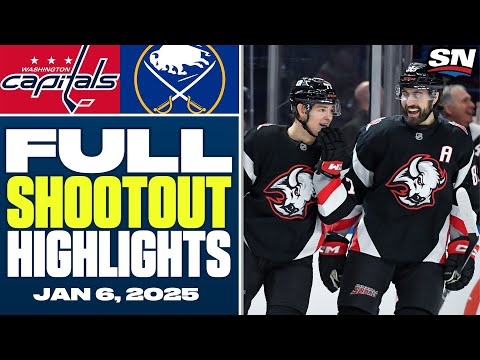 Washington Capitals at Buffalo Sabres | FULL Shootout Highlights - January 6, 2025