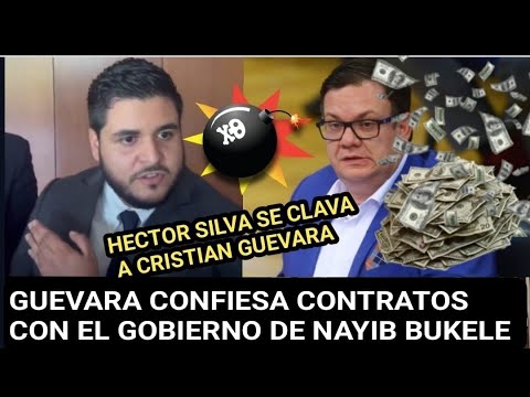 CRISTIAN GUEVARA ACEPTO ANTE JUEZA QUE TIENEN CONTRATOS CON EL GOBIERNO DE NAYIB BUKELE