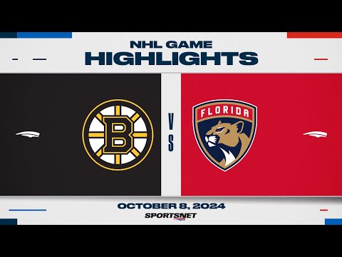 NHL Highlights | Panthers vs. Bruins - October 8, 2024