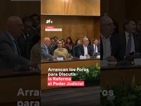 Arrancan foros para discutir la reforma al Poder Judicial #nmas #poderjudicial #shorts