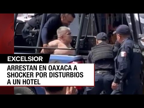 Arrestan en Oaxaca al luchador Shocker por causar daños a un hotel