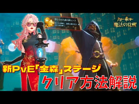 【ハリポタ魔法の覚醒】新PvE解説第2弾！「金森」ステージクリア方法をハリポタヲタクがご紹介します！！！【ハリー・ポッター：魔法の覚醒】