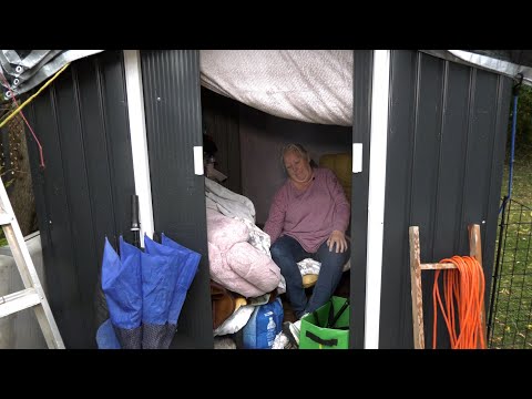 Ontario senior priced out of renting now living in her shed