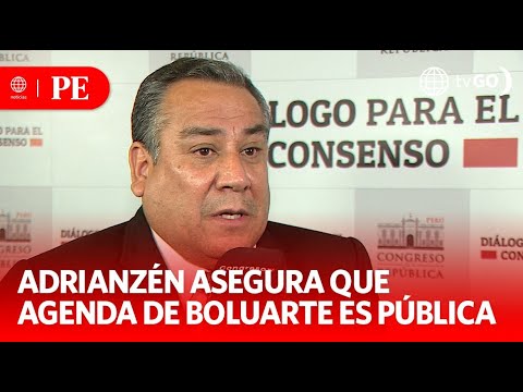 Adrianzén asegura que agenda de Boluarte es pública | Primera Edición | Noticias Perú