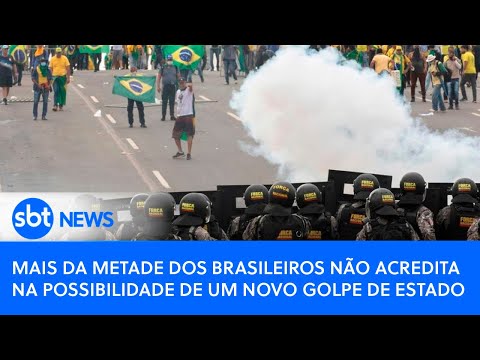 Mais da metade dos brasileiros não acredita na possibilidade de um novo golpe de estado