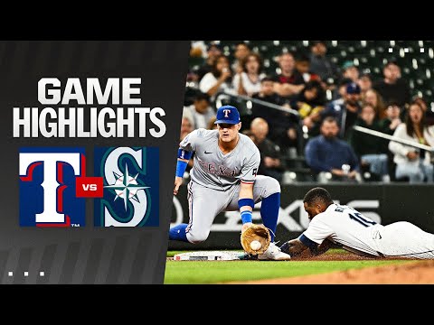 Rangers vs. Mariners Game Highlights (9/12/24) | MLB Highlights