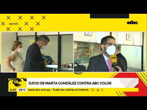 Se posterga inicio del juicio de Marta González contra ABC Color