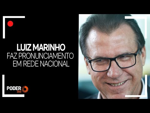 Ao vivo: Luiz Marinho faz pronunciamento em rede nacional