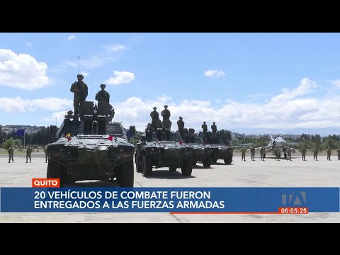 Gobierno entrega 20 vehículos de combate a las Fuerzas Armadas