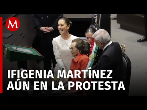 Ifigenia Martínez, pieza clave en la toma de protesta de Claudia Sheinbaum