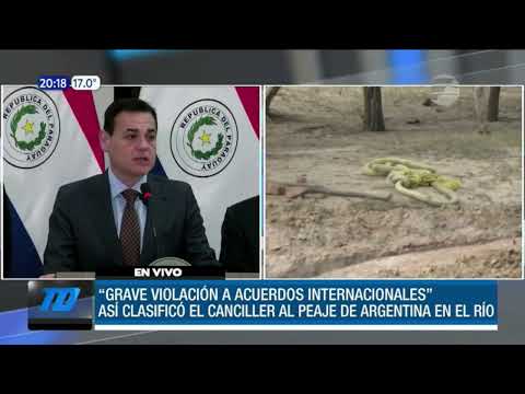Paraguay agotará instancias para revertir peaje en la hidrovía