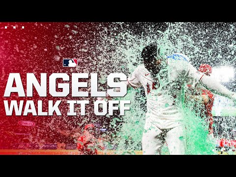 FULL INNING: The Angels win a WILD one in walk-off fashion!