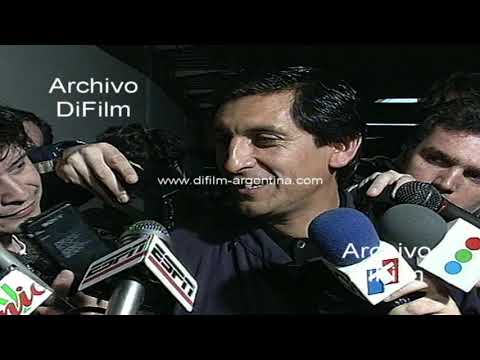 River Plate entrena para el partido contra el Santos por la Supercopa 1997