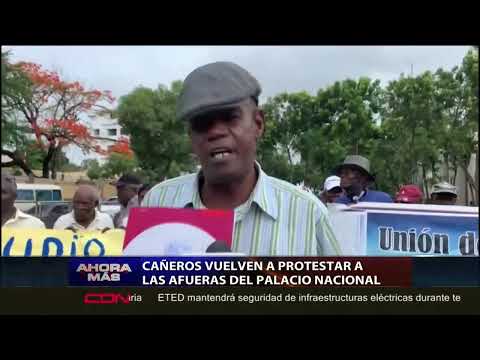 Cañeros vuelven a protestar a las afueras del Palacio Nacional