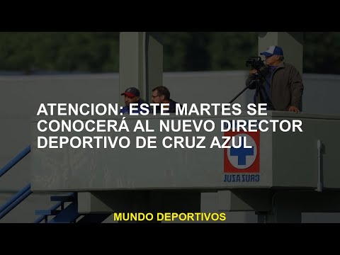 Atención: este martes se reunirá con el nuevo director deportivo de Cruz Azul