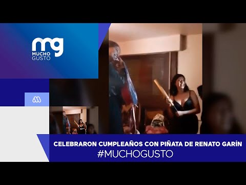 #MuchoGusto / Convencional Garín denuncia que usaron piñata con su rostro en fiesta