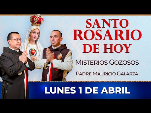 Santo Rosario de Hoy | Lunes 1 de Abril - Misterios Gozosos #rosario