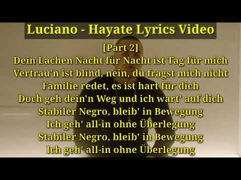 Luciano - Hayate LYRICS (Lyrics Video+Download)
