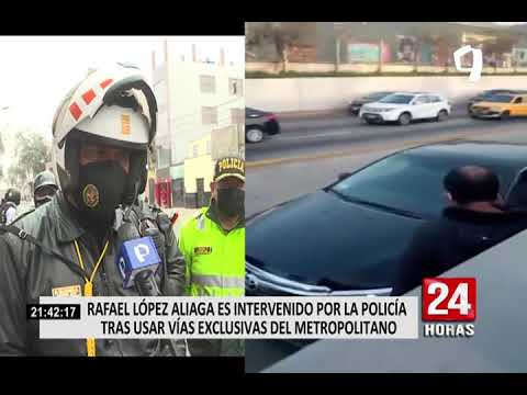 Policía de Tránsito desmiente a López Aliaga: sí obstaculizó pase del Metropolitano