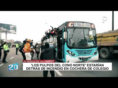 'LOS PULPOS DEL CONO NORTE' ESTARÍAN DETRÁS DEL INCENDIO EN COCHERA EN INDEPENDENCIA