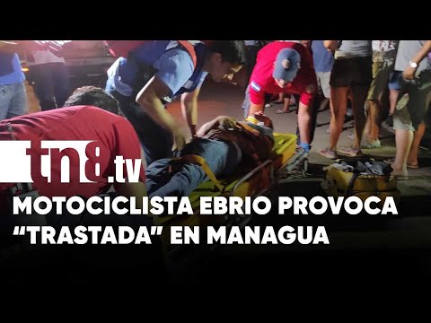 Bien «bolo y veloz» atropella a mujer frente al Parque de Ferias, Managua - Nicaragua