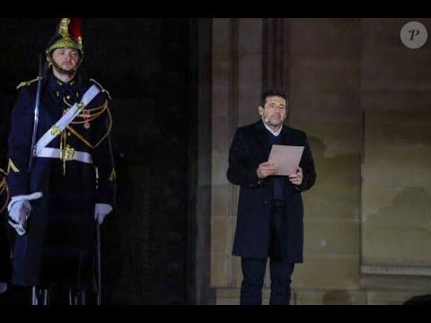 Brigitte Macron en noir au bras d'Emmanuel Macron, Patrick Bruel bouleversant pour la panthéonisat