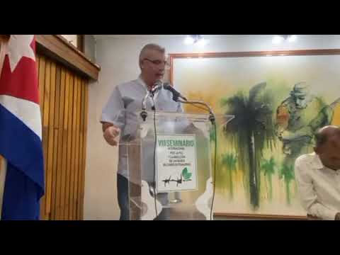 Yul Jabour en Guantánamo (Cuba), Seminario por la Abolición de las Bases Militares Extranjeras