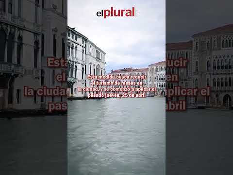 Venecia comenzará a cobrar a aquellos turistas que quieran visitar su centro histórico #shorts