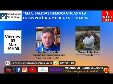 “SALIDAS DEMOCRÁTICAS A LA CRISIS POLÍTICA Y ÉTICA EN ECUADOR”
