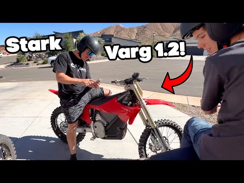 Mit dem Stark Varg 1.2 Dirt Bike durch die Nachbarschaft fahren!