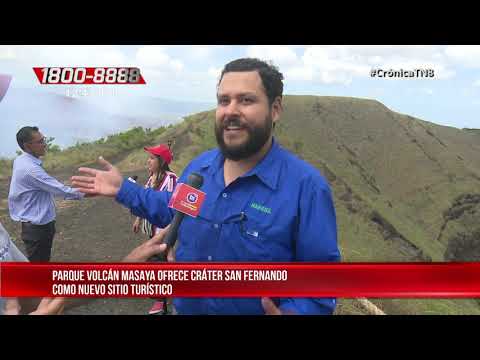 Sendero del Volcán Masaya se suma a las alternativas turísticas de Nicaragua