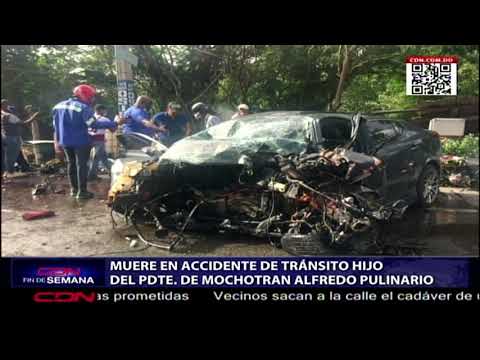 Fallece en accidente de tránsito hijo del presidente de Mochotran