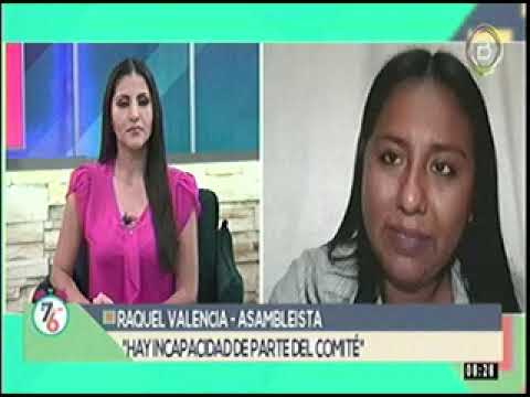 17102022 RAQUEL VALENCIA CAMACHO OPERA POR DETRAS AL COMITE POR INTERES POLITICOS BOLIVIA TV