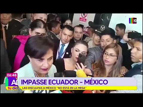 Continúa el conflicto diplomático entre México y Ecuador
