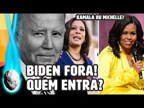 BIDEN DESISTE DAS ELEIÇÕES; QUAIS AS CHANCES DE KAMALA HARRIS? E DE MICHELLE OBAMA? | PLANTÃO