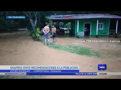 7 familias afectadas por lluvias en Soná, Veraguas