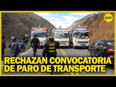 Paro de transportistas en Perú: Gremios rechazarían convocatoria