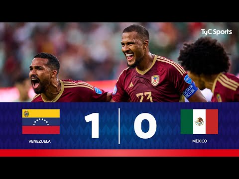 Venezuela 1-0 México | Copa América 2024 | La Vinotinto ganó y está en cuartos
