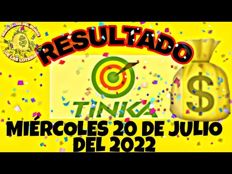 RESULTADOS TINKA MIÉRCOLES 20 DE JULIO DEL 2022  S/15,128,142 LOTERÍA DE PERÚ