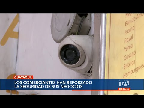 Dueños de locales comerciales en Guayaquil han adquirido cámaras de seguridad