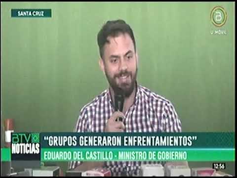 08082022 EDUARDO DEL CASTILLO ACUSA DE NEGLIGENTE A LUIS FERNANDO CAMACHO BOLIVIA TV