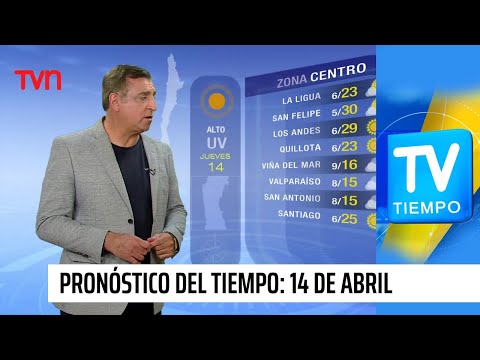 Pronóstico del tiempo: Jueves 14 de abril | TV Tiempo